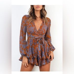 Women's Romper Floral Print